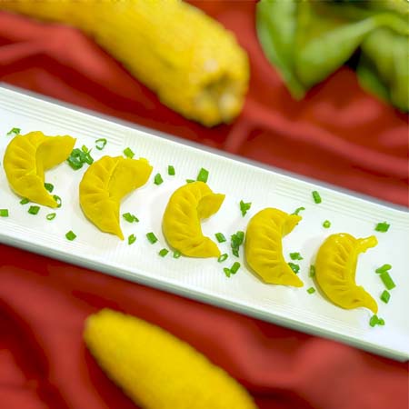 CHEESE CORN MOMOS